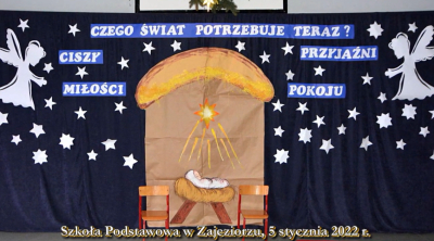 Uroczystość Wigilijna w Szkole Podstawowej w Zajeziorzu