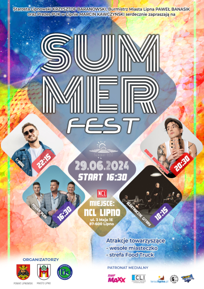 SUMMER FEST Lipno - Zaproszenie
