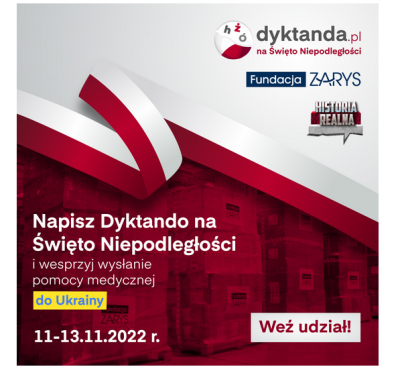 charytatywne dyktando online z okazji Narodowego Święta Niepodległości