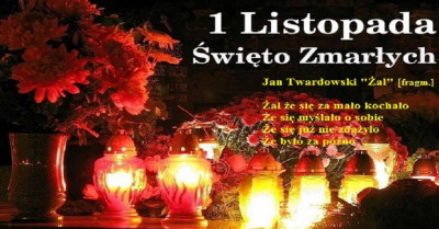 1 Listopada -Dzień Wszystkich Świętych