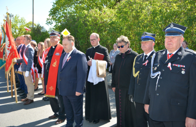 Świętowaliśmy Powiatowo-Gminne Obchody 232. rocznicy uchwalenia Konstytucji 3 Maja oraz Gminny Dzień Strażaka- zdjęcie z uroczystości