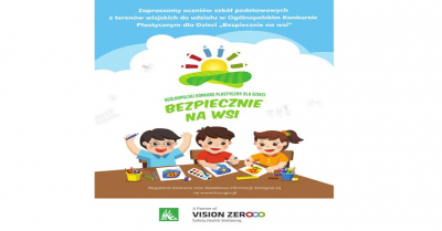 Informacja o XI Ogólnopolskim Konkursie Plastycznym dla Dzieci pod hasłem „Bezpiecznie na wsi mamy – od 30 lat z KRUS wypadkom zapobiegamy” 